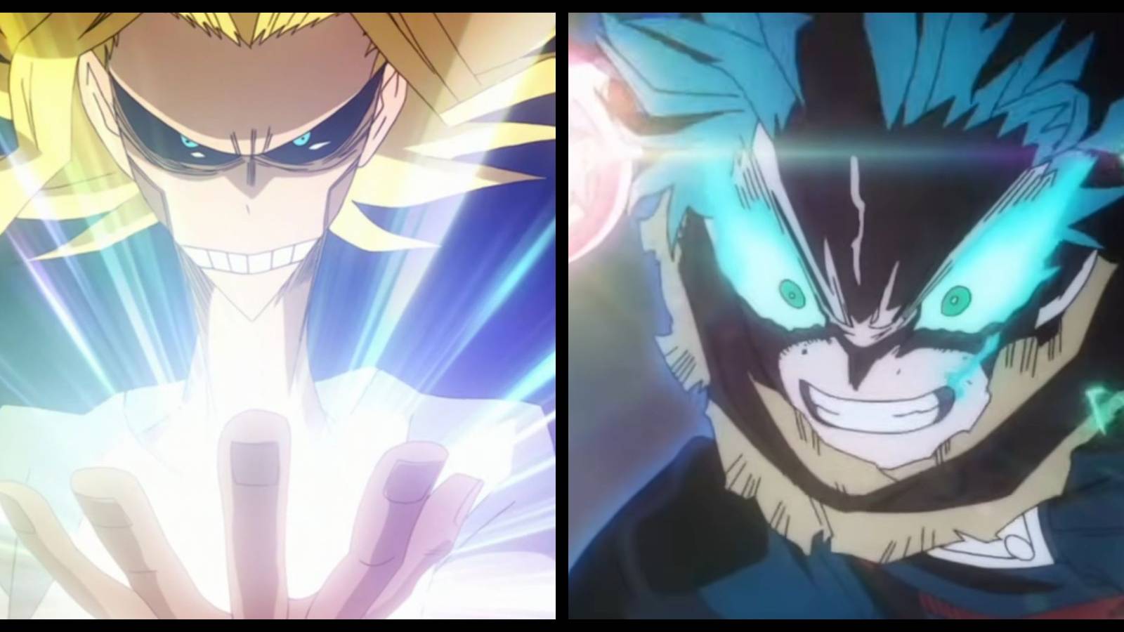 all might and deku powered