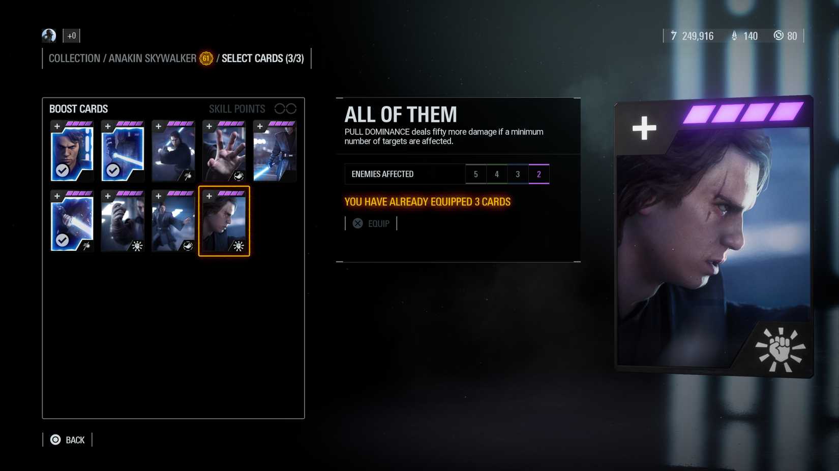 all of them star card