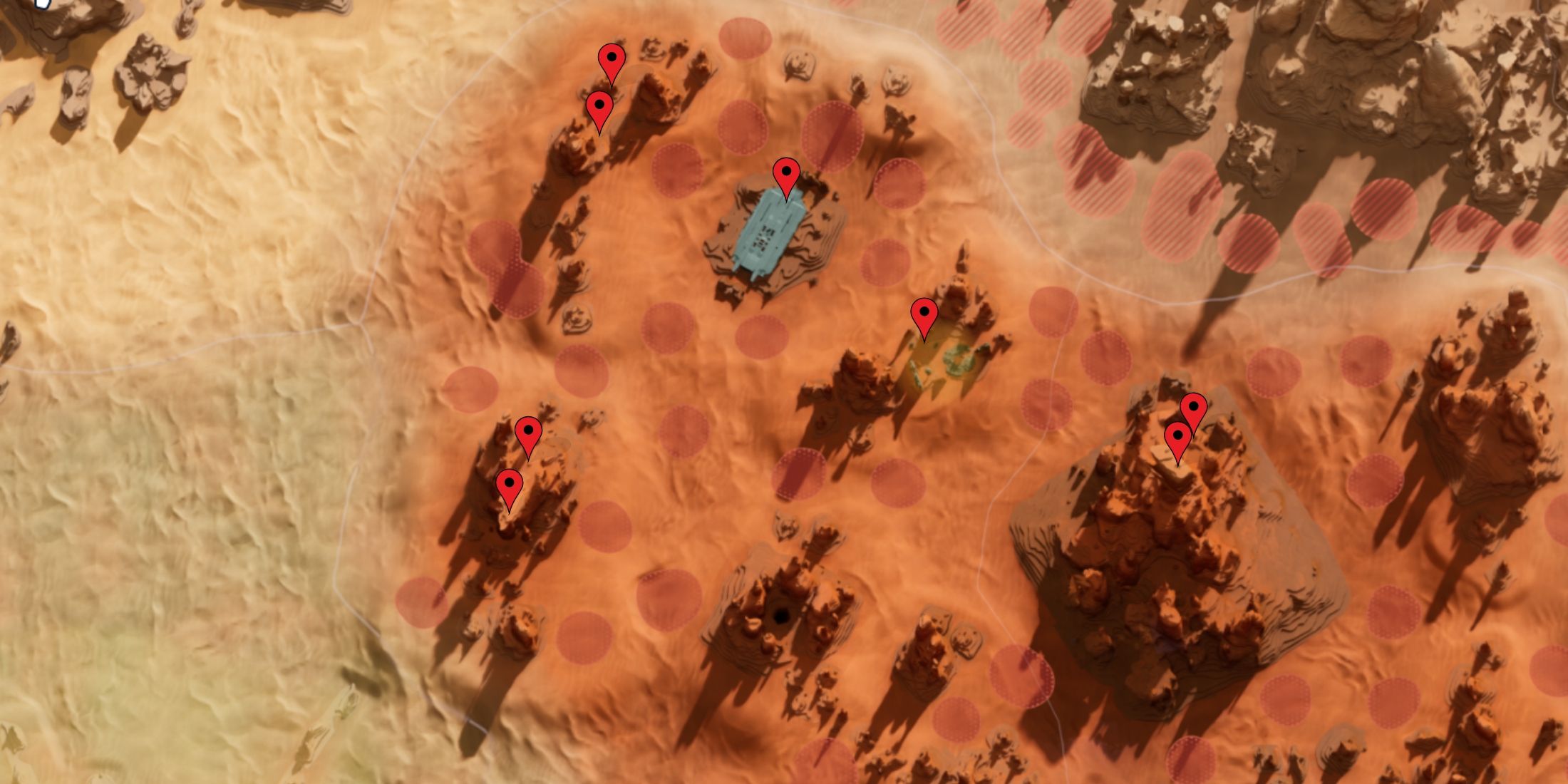 All unique chests in the West Vermillius gap in Dune Awakening