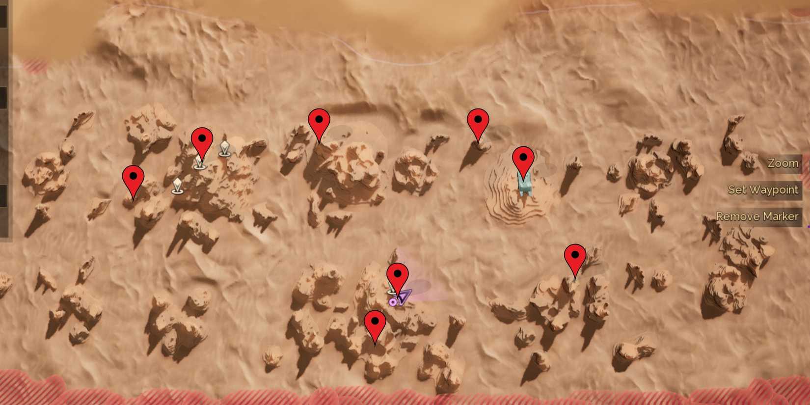 all unique schematic locations in dune awakening