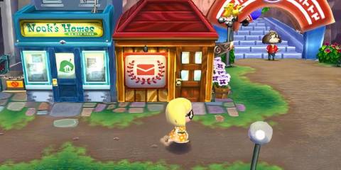 animal crossing new leaf villager builds house in worst place possible