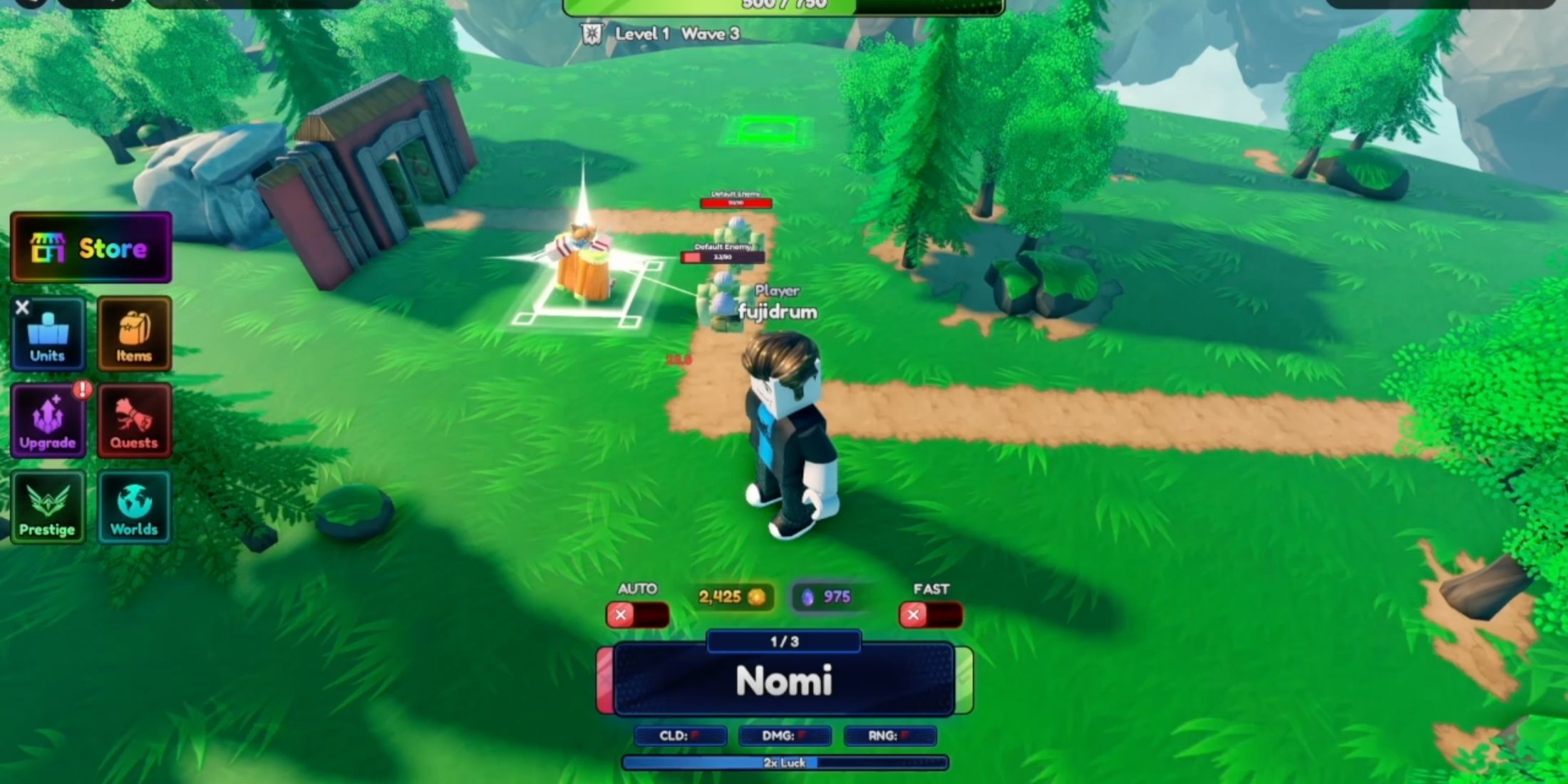Anime Defense RNG player