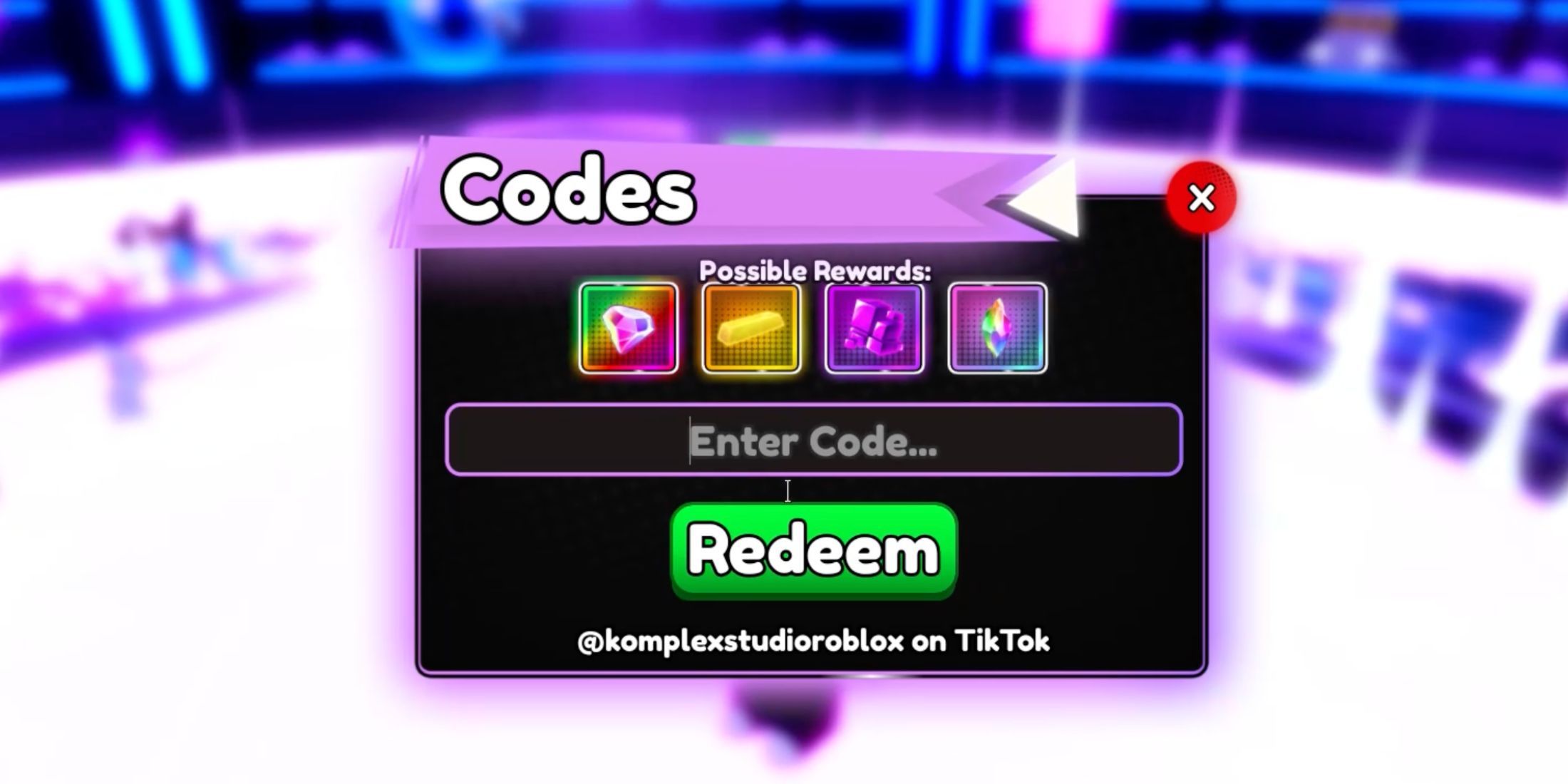  Anime Infinity the codes tab