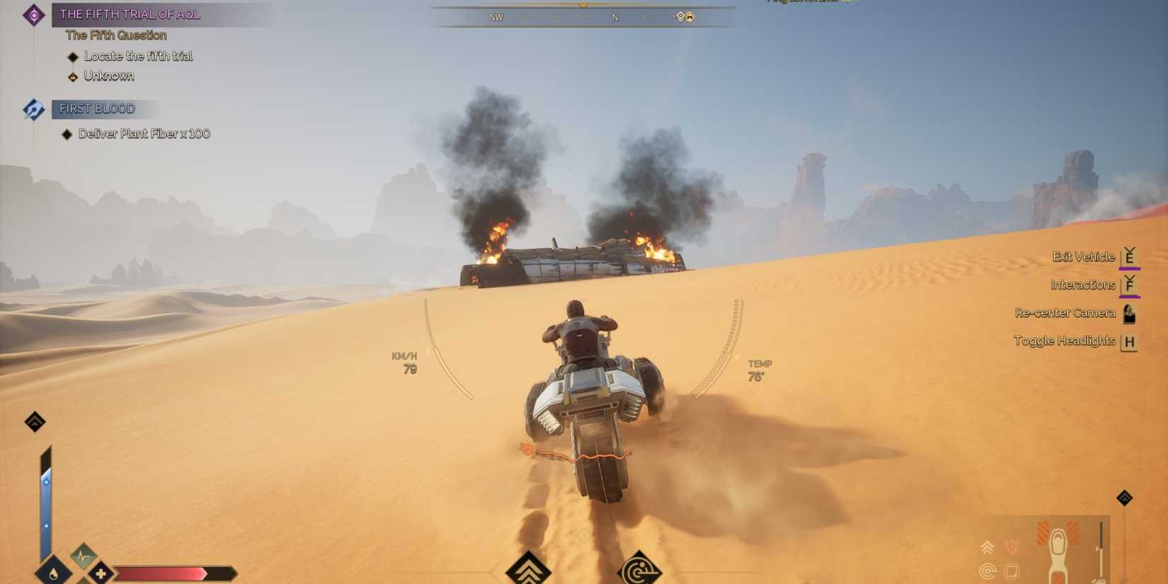 approaching crashed ship in dune awakening