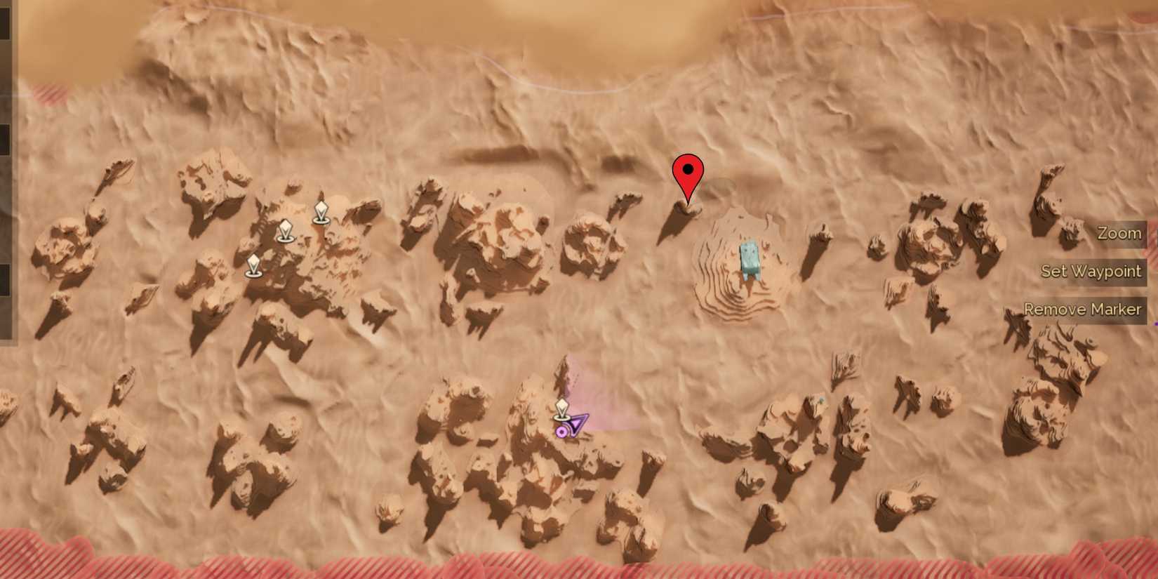 aren's set unique schematic location in dune awakening