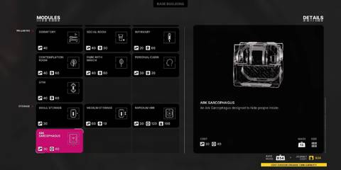 Ark Sarcophagus Cost - The Alters