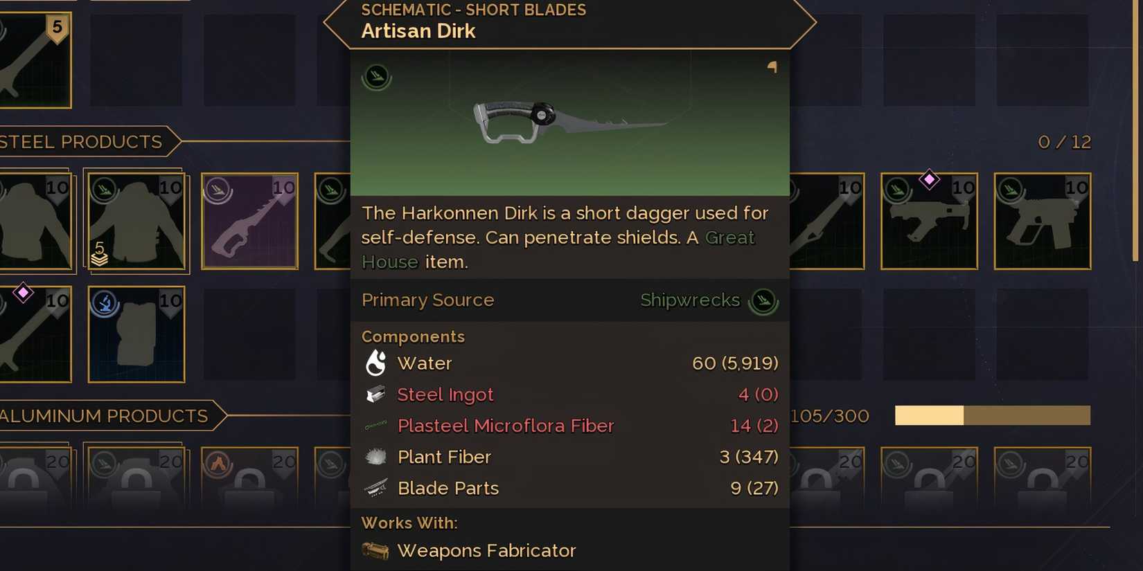 Artisan Dirk Dune Awakening
