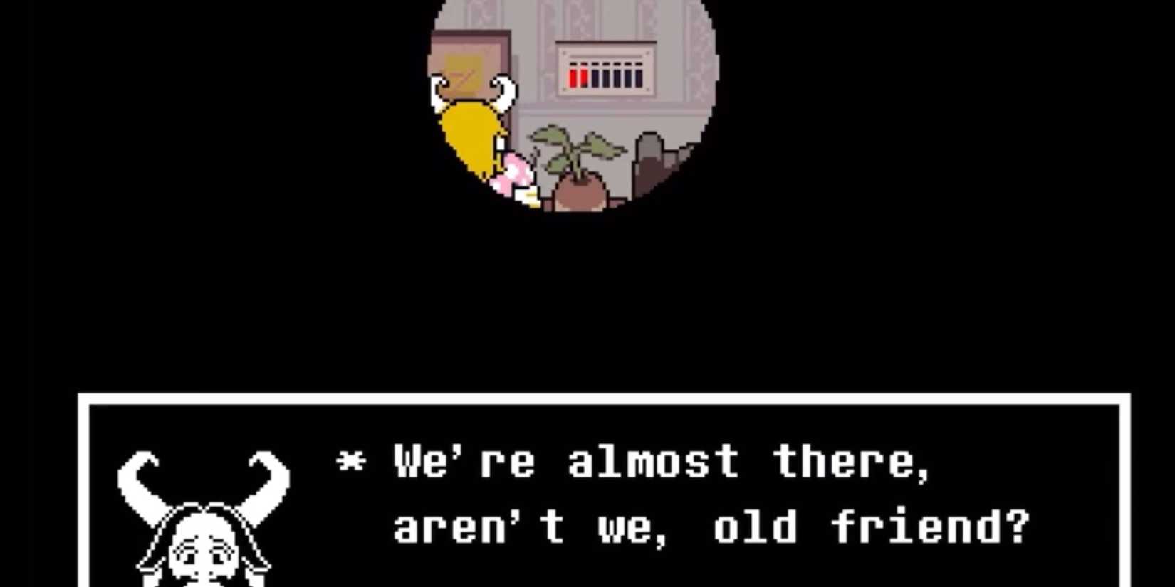 Asgore telling Kris' soul about his plans - Deltarune