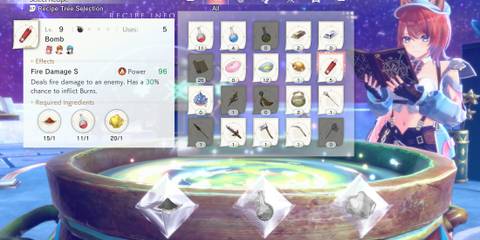 Atelier Resleriana The Red Alchemist & the White Guardian alchemy