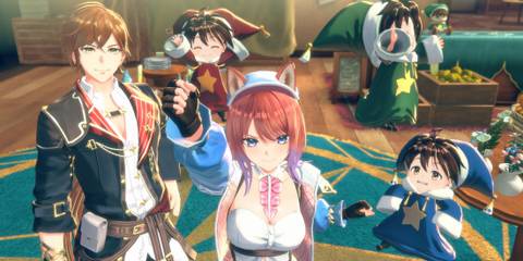 Atelier Resleriana The Red Alchemist & the White Guardian party