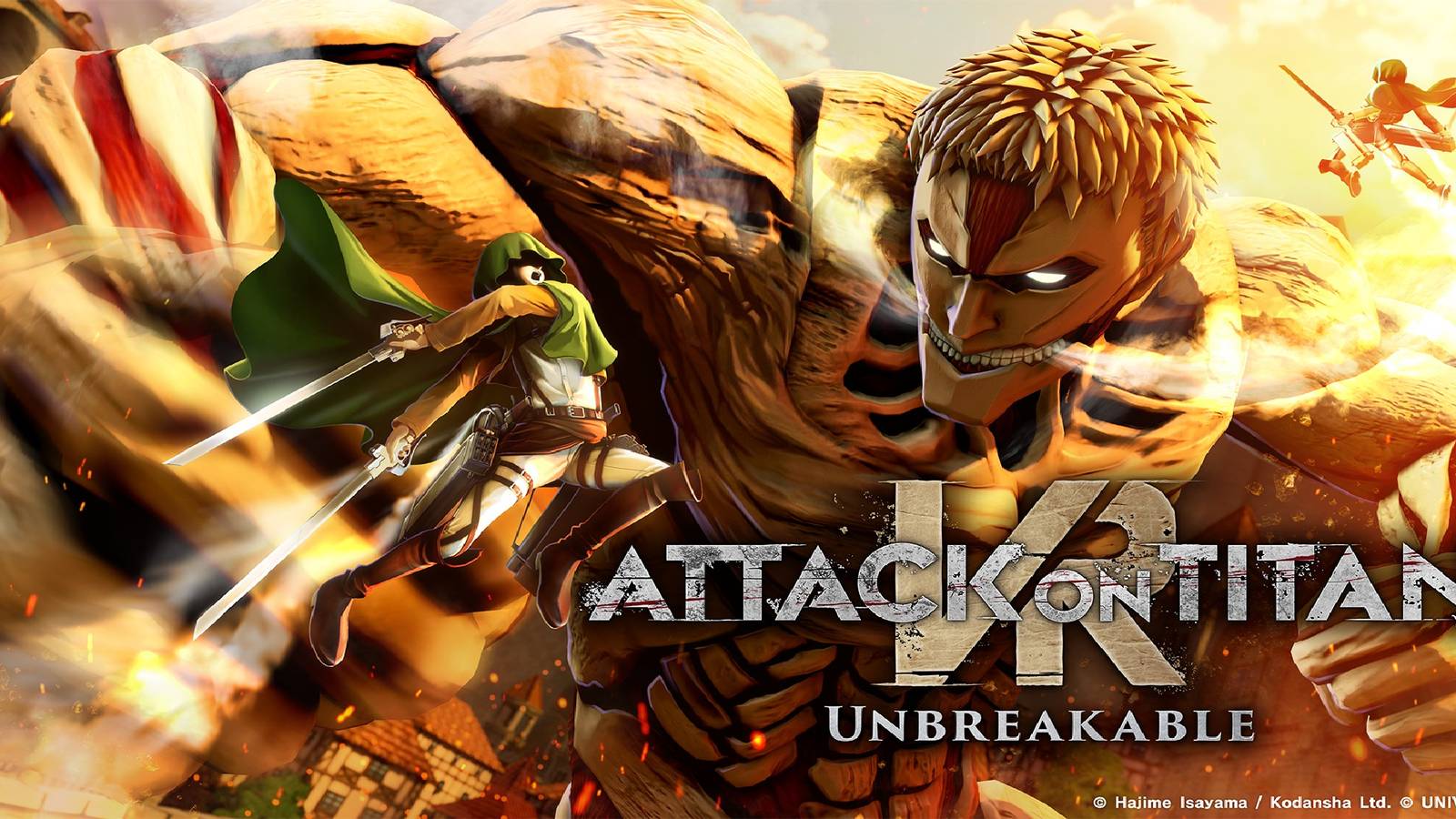 Attack on Titan VR  Unbreakable Key Art