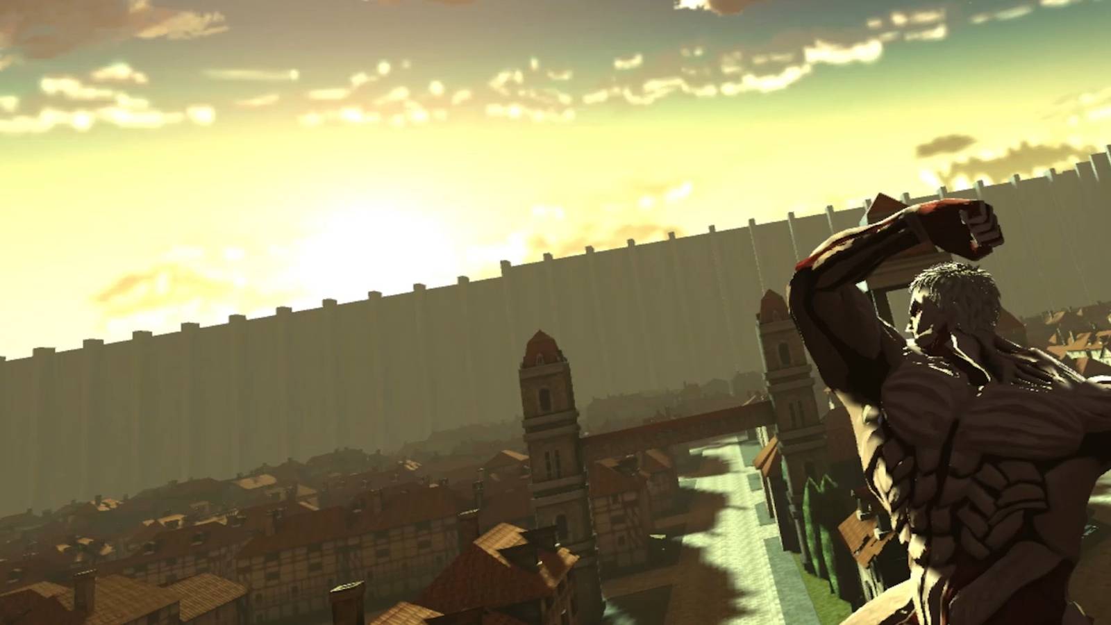 Attack on Titan VR Unbreakable Titan Flexing