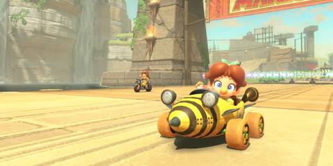 baby peach in mario kart world