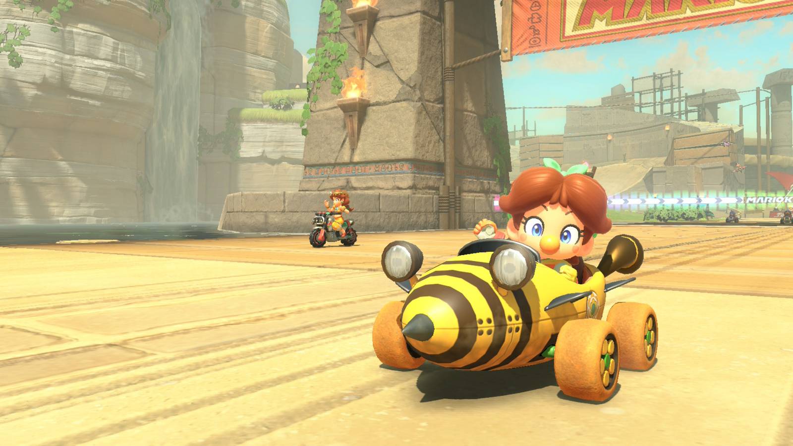 baby peach in mario kart world