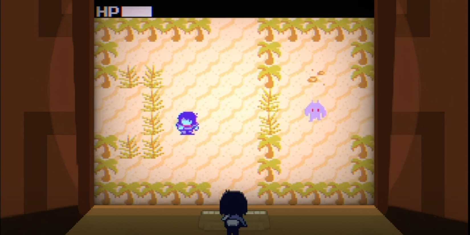 Backstage Minigame in Deltarune