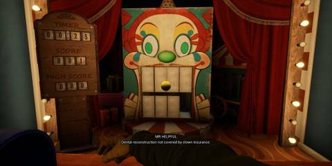 Ball Toss Game Big Top Showroom FNAF Secret of the Mimic