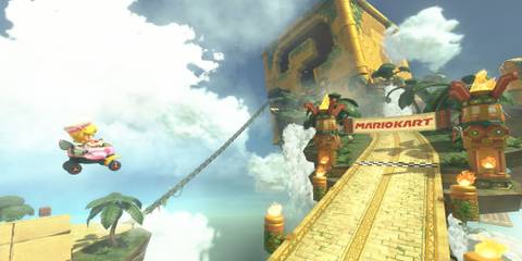 Banana Cup Mario Kart World Baby Peach at Great  Block Ruins