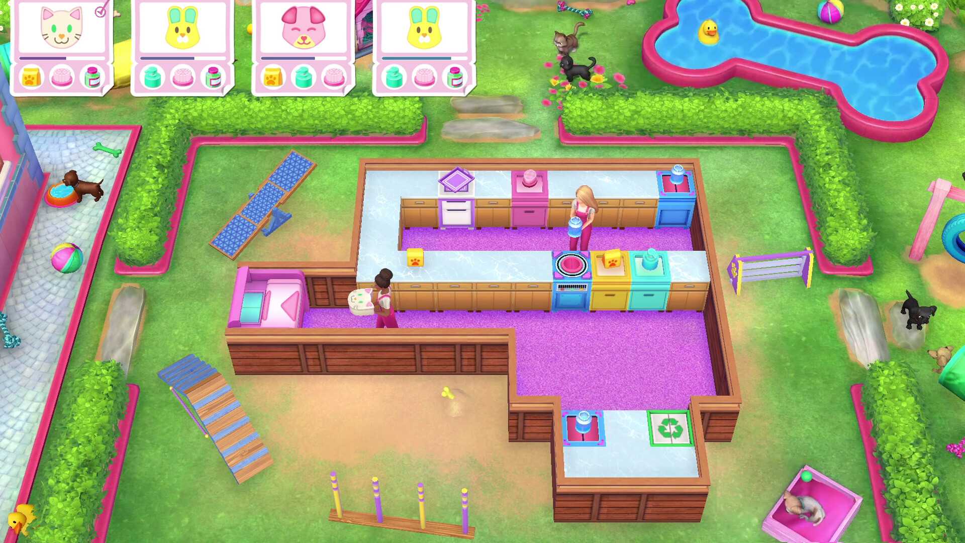 barbie project friendship overcooked level
