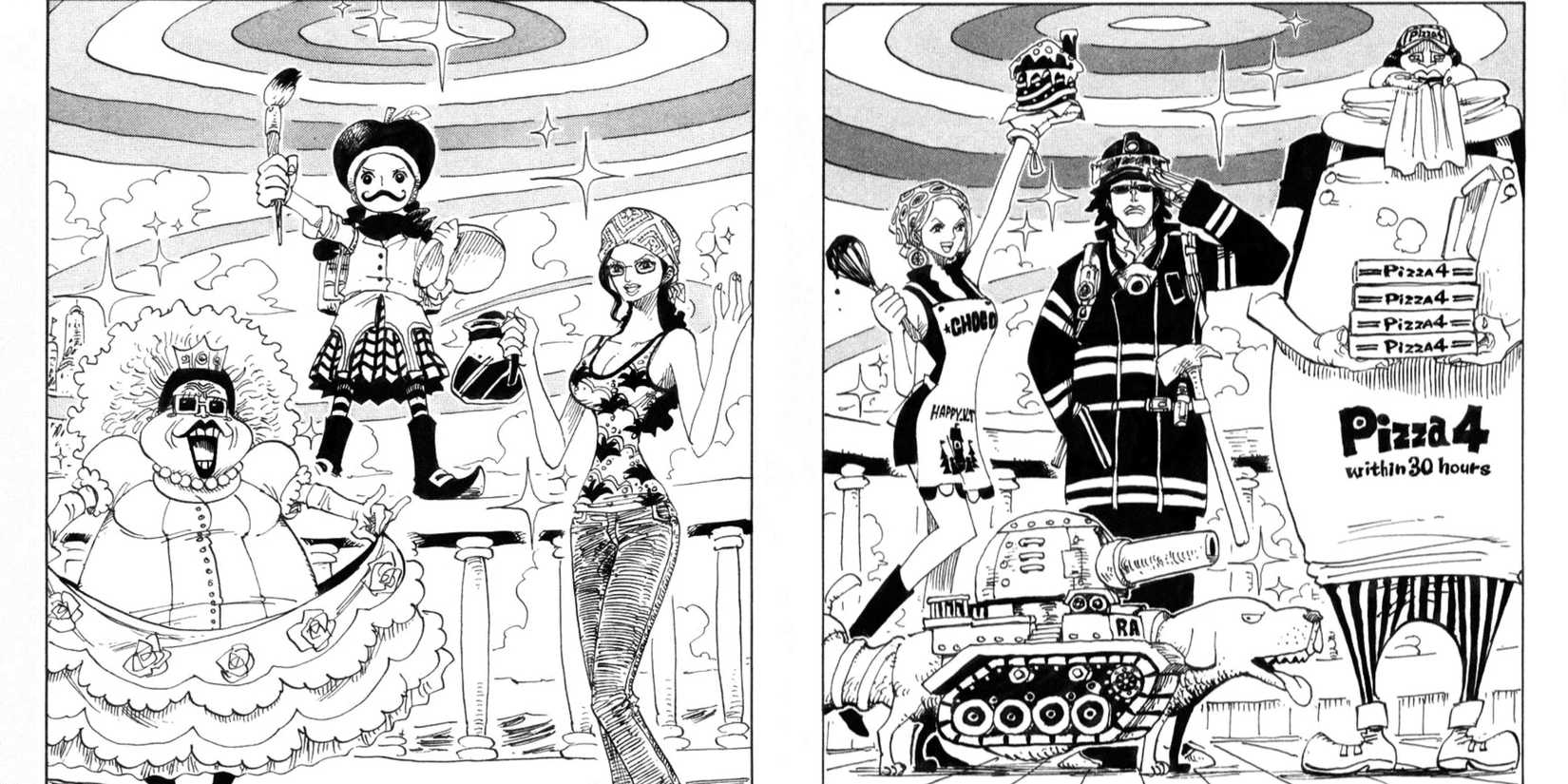 Baroque Works in different professions in One Piece