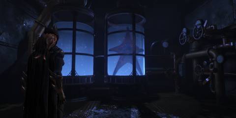 Batgirl discovering Starro the Conqueror in Batman: Arkham Knight