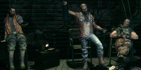 Victor Zsasz's victims in Batman: Arkham Knight