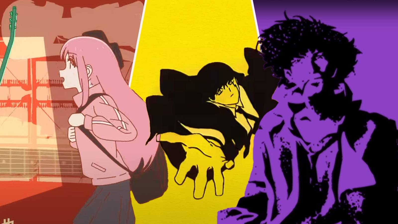 best anime ops bocchi, cowboy bebop, mashle