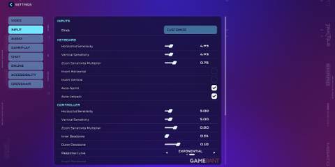 Best Input Settings For Splitgate 2