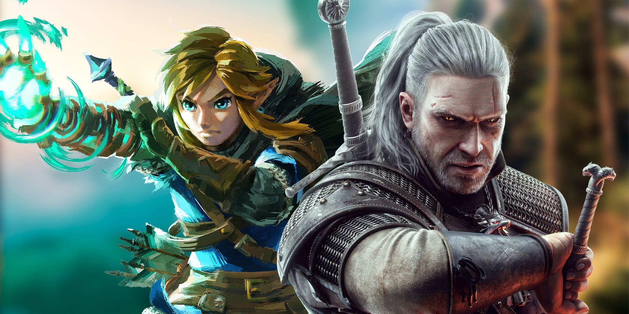Link and Geralt