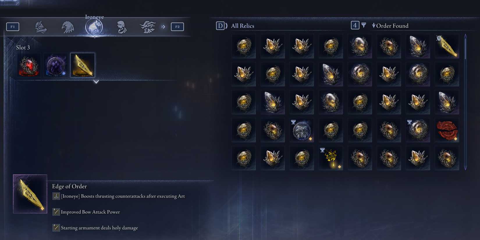 Best Relics for Ironeye in Elden Ring Nightreign