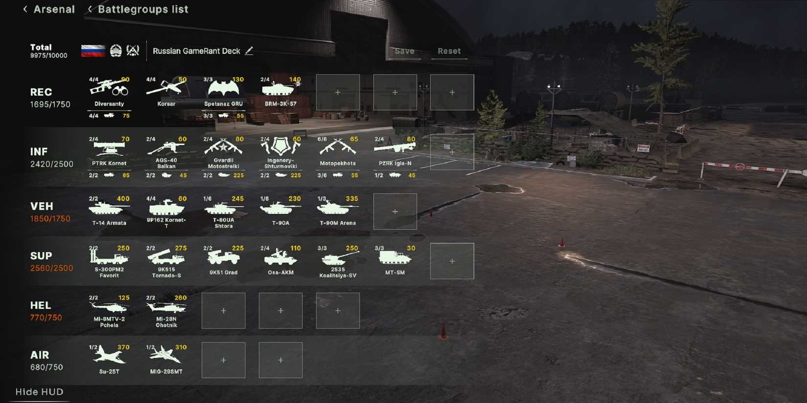 Best Russian Deck - Broken Arrow