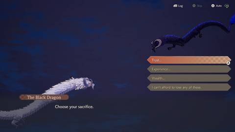 black dragon and her rider sacrifice decision in rune factory guardians of azuma