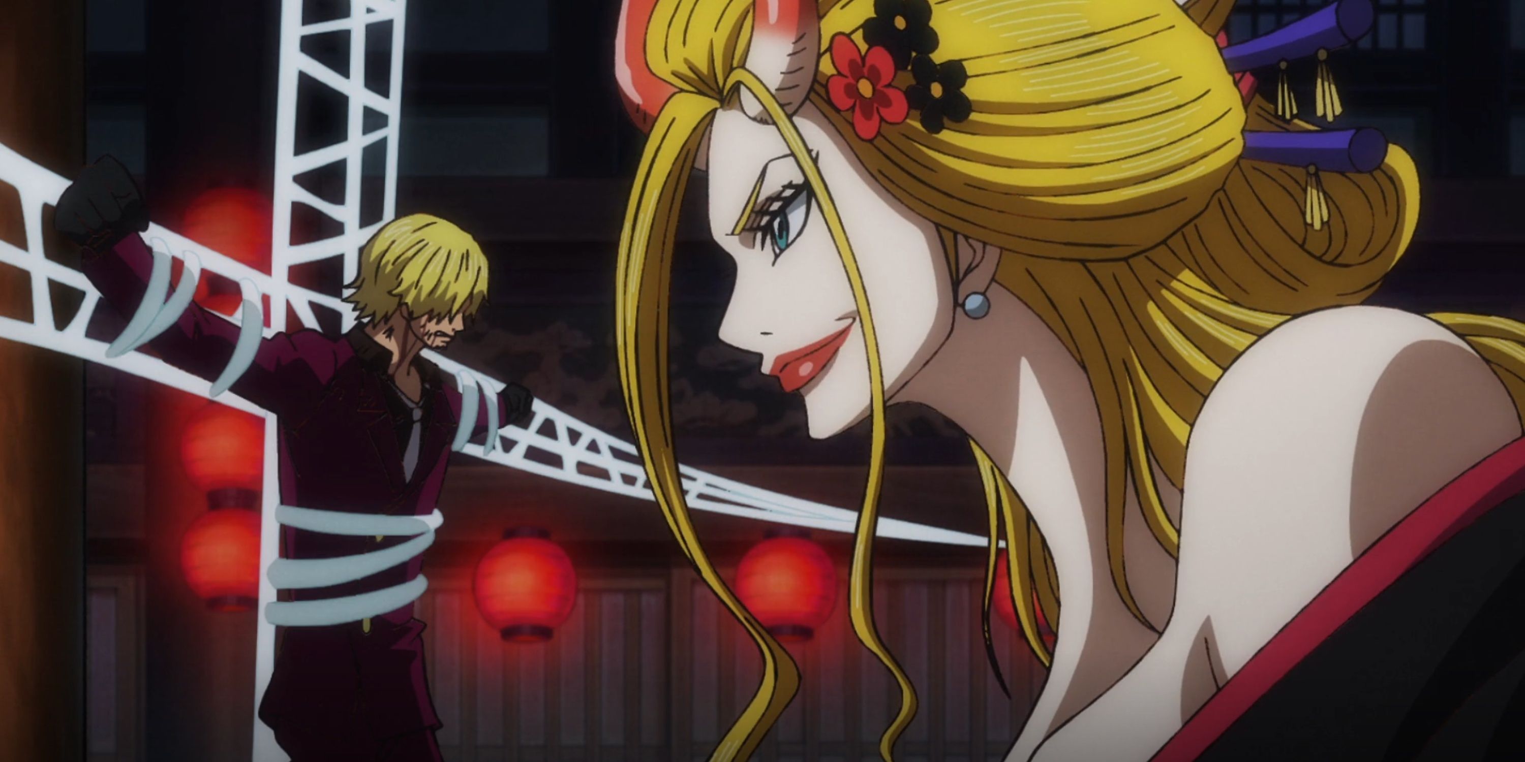 Black Maria and Sanji From One Piece