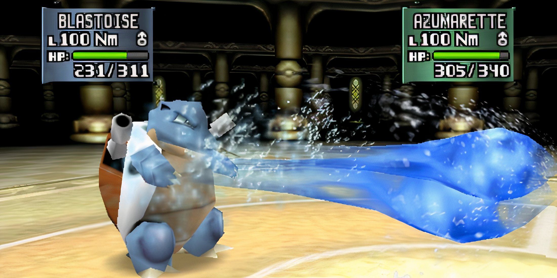Blastoise in Pokemon Stadium 2
