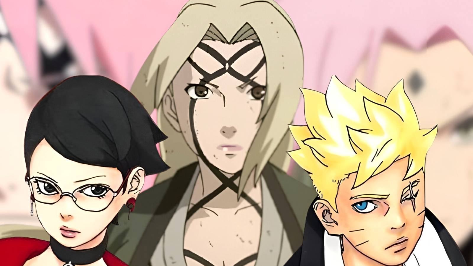 boruto byakugou karma connection ikemoto sarada sakura tsunade
