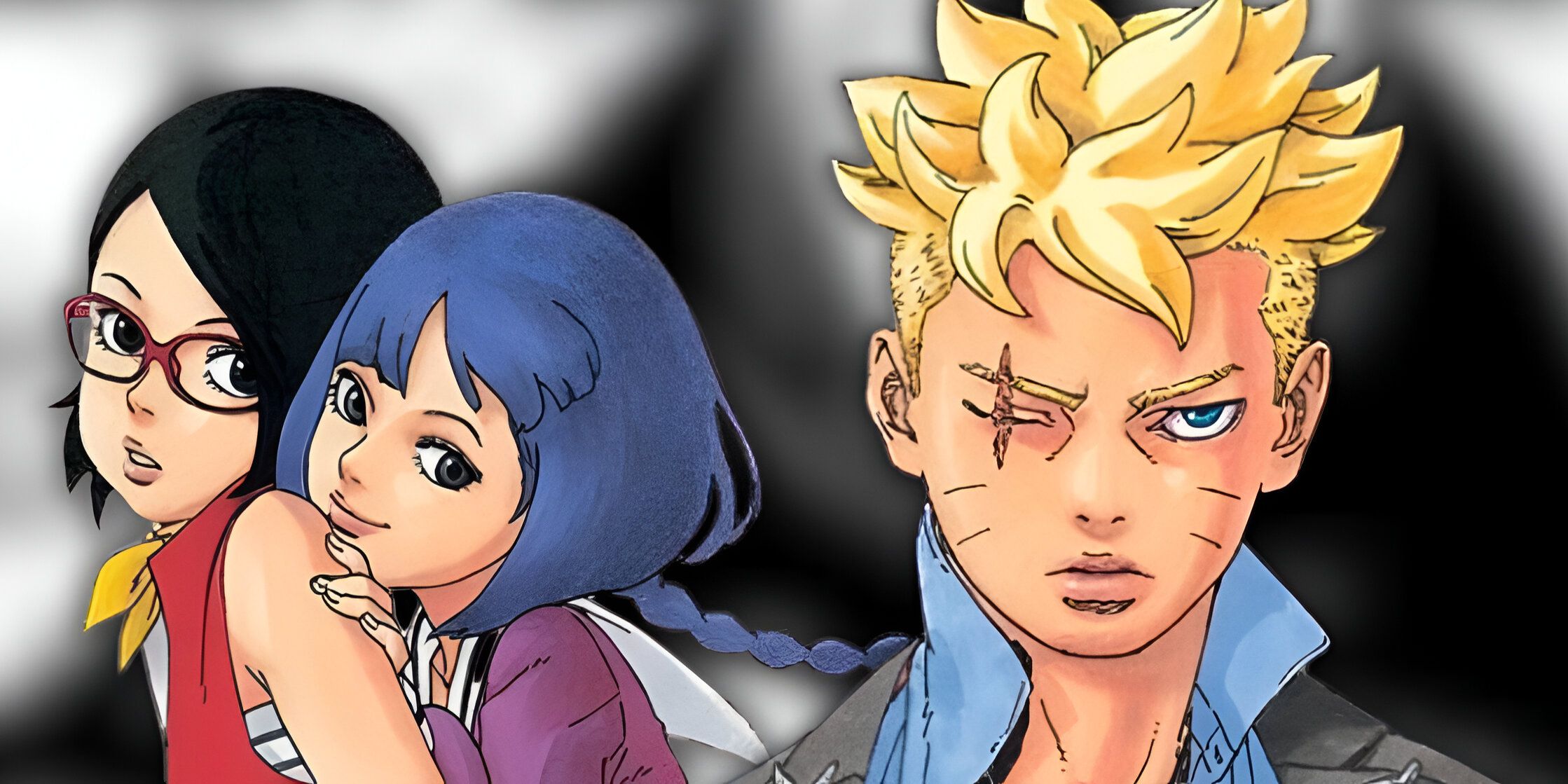 Boruto Sarada Sumire Rivalry Love