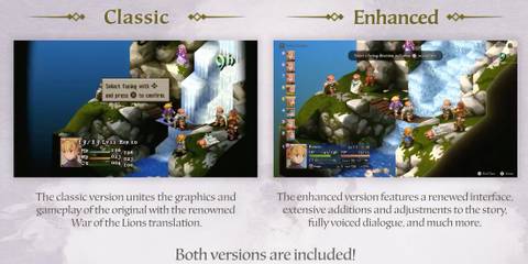 Both gameplay modes in Final Fantasy Tactics The Ivalice Chronicles