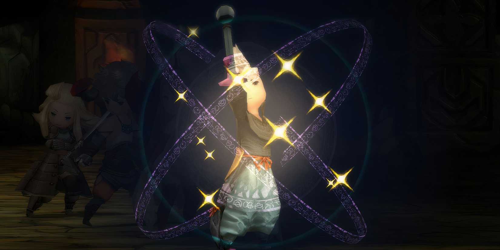 Bravely Default Flying Fairy HD Remaster Blizzard Spell