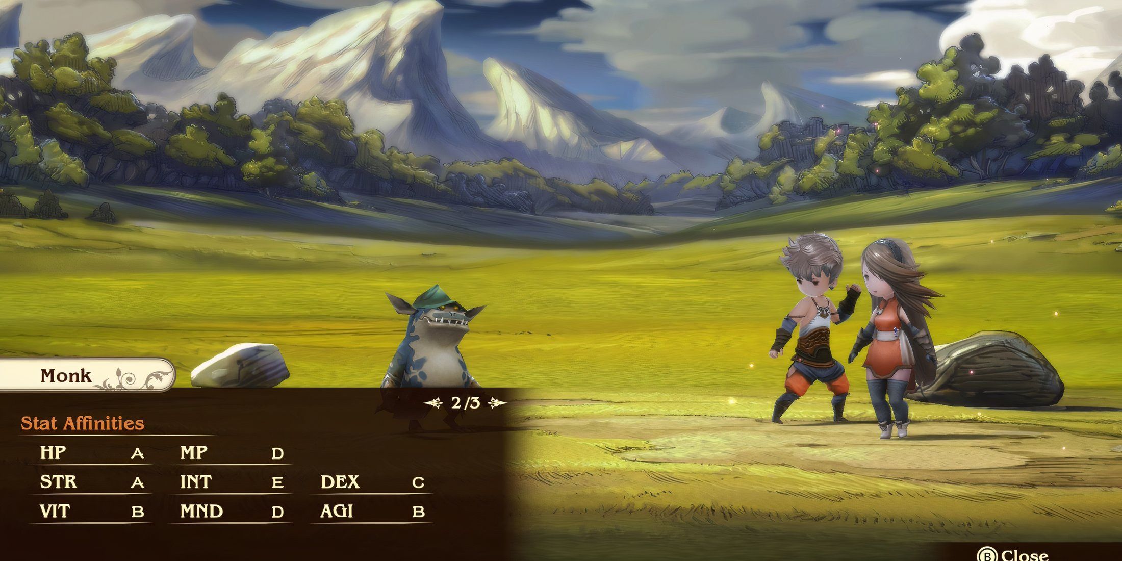Bravely Default Flying Fairy HD Remaster Monk