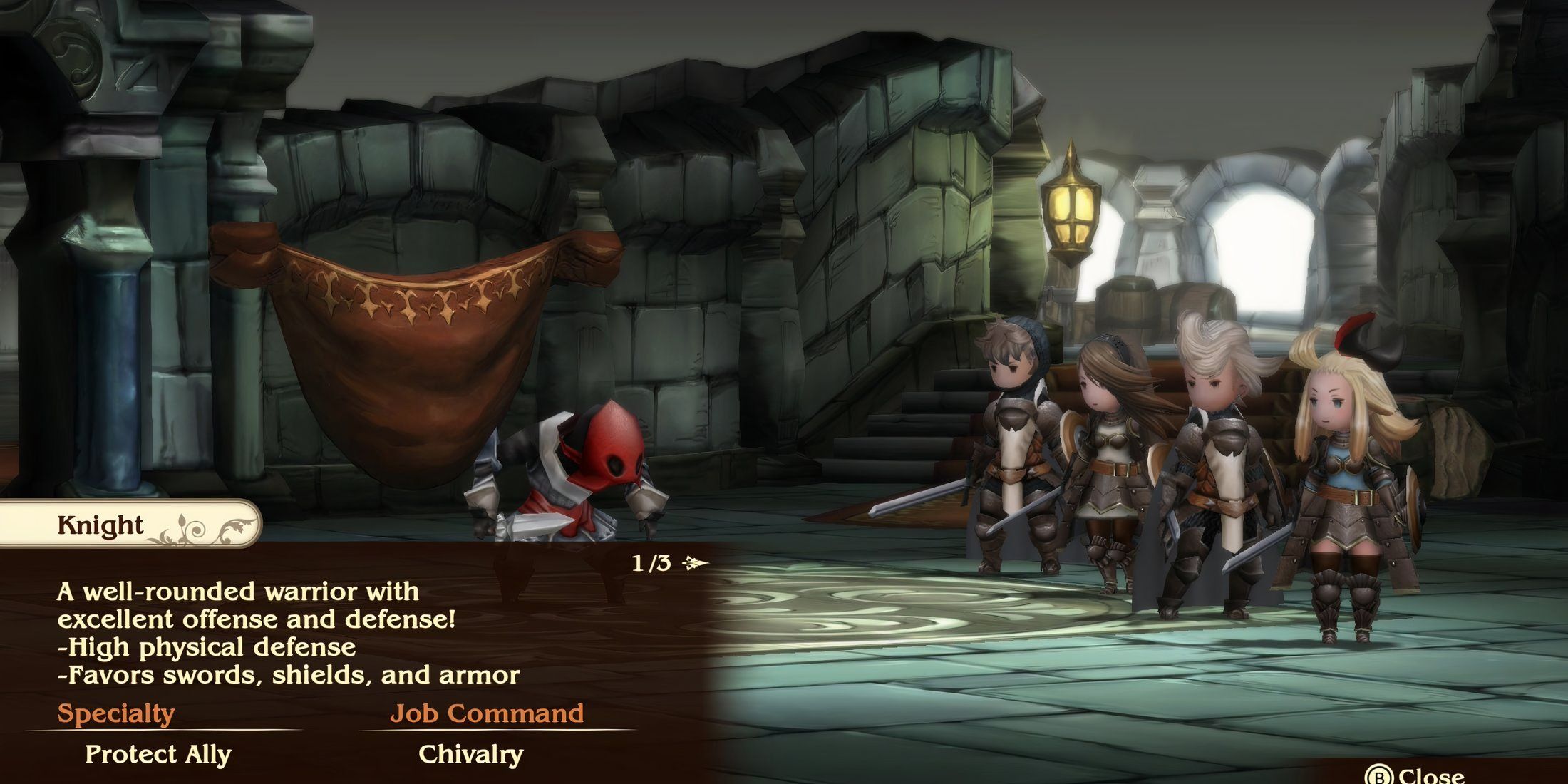 Bravely Default Flying Fairy HD Remaster Knight