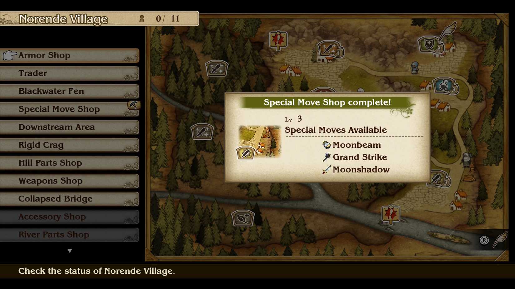 Bravely Default_Special Move Shop Complete