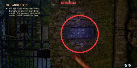 Brewery Cellar door sign in Atomfall Wicked Isle