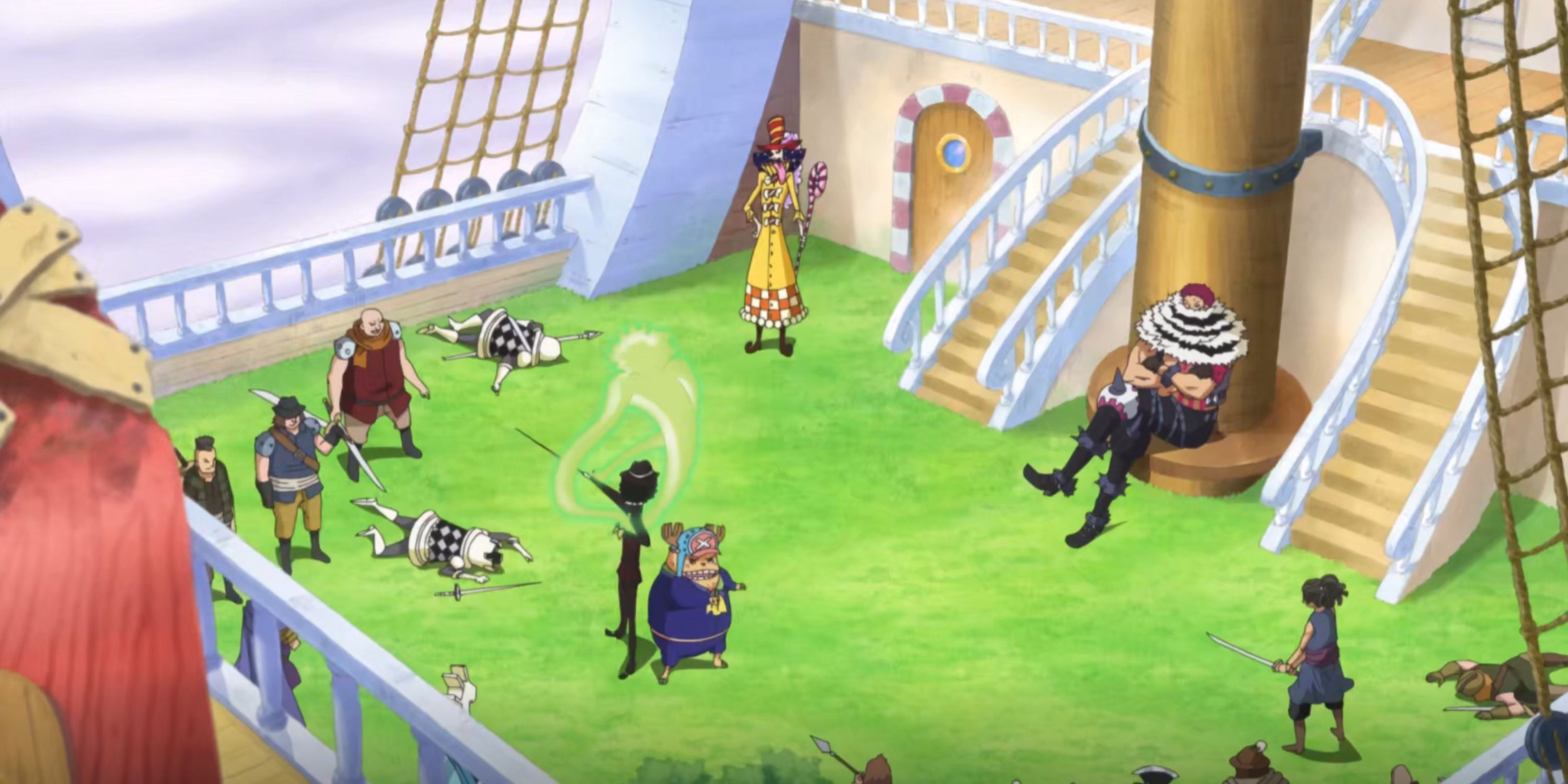 Brook and Chopper Defend Sunny One Piece