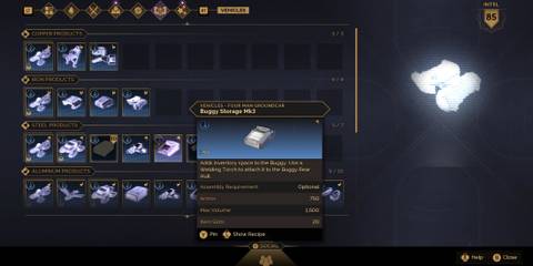 Buggy Storage Upgrade Dune Awakening