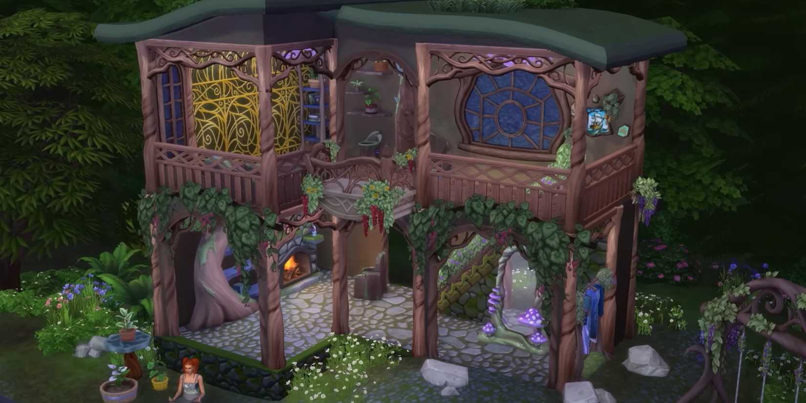 build mode the sims 4 enchanted by nature