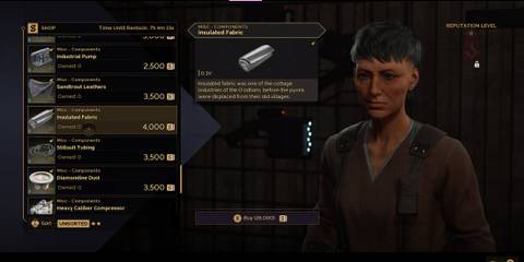 Buy Insulated Fabric Dune Awakening