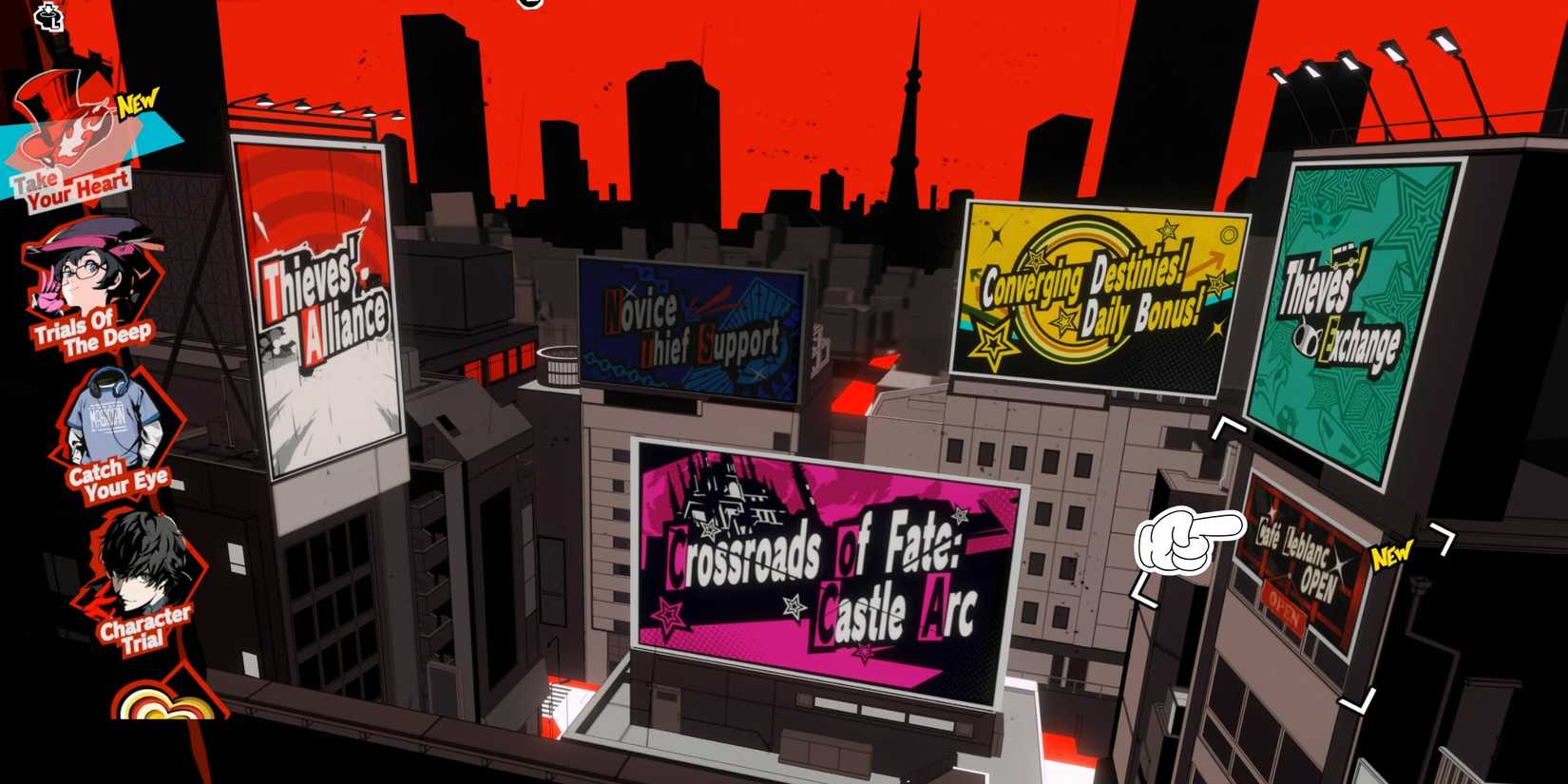 Cafe LeBlanc in Take Your Heart Event Persona 5 The Phantom X