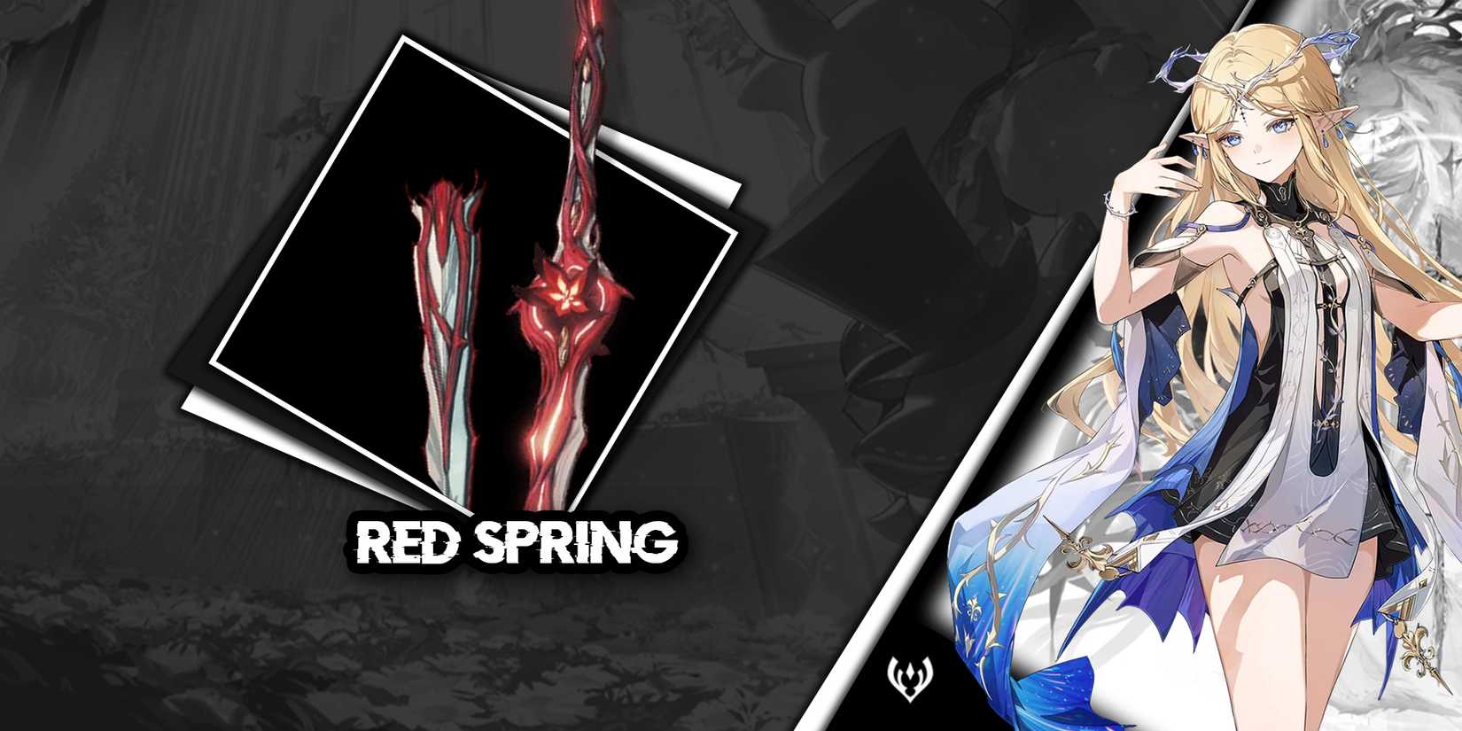 cartethyia using red spring weapon in wuthering waves