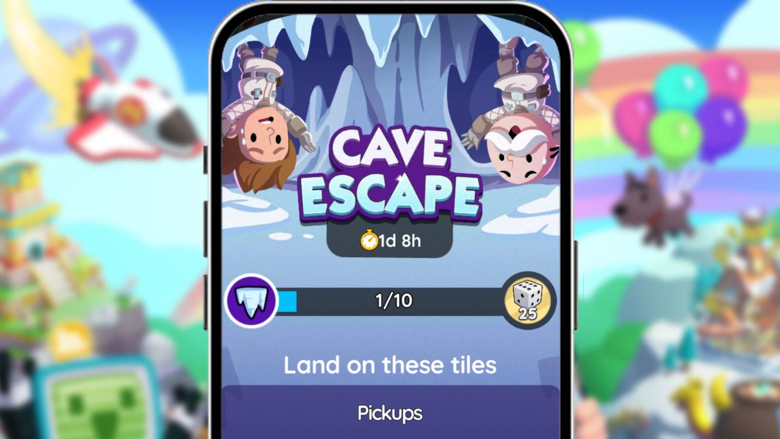 Cave-Escape-Milestones-Rewards-Monopoly-Go