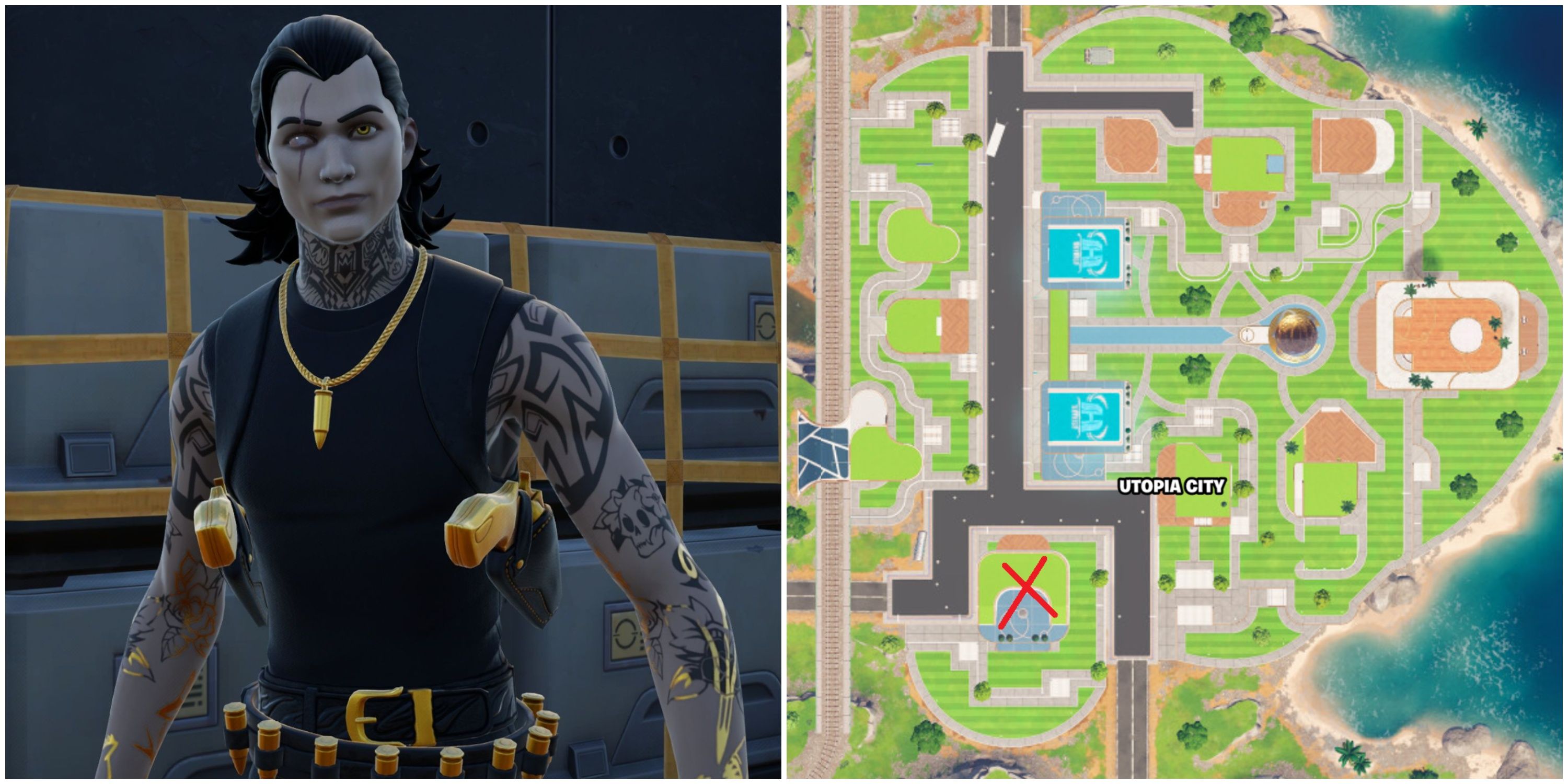 Chapter 6 Season 3 Outlaw Mida's location Utopia City