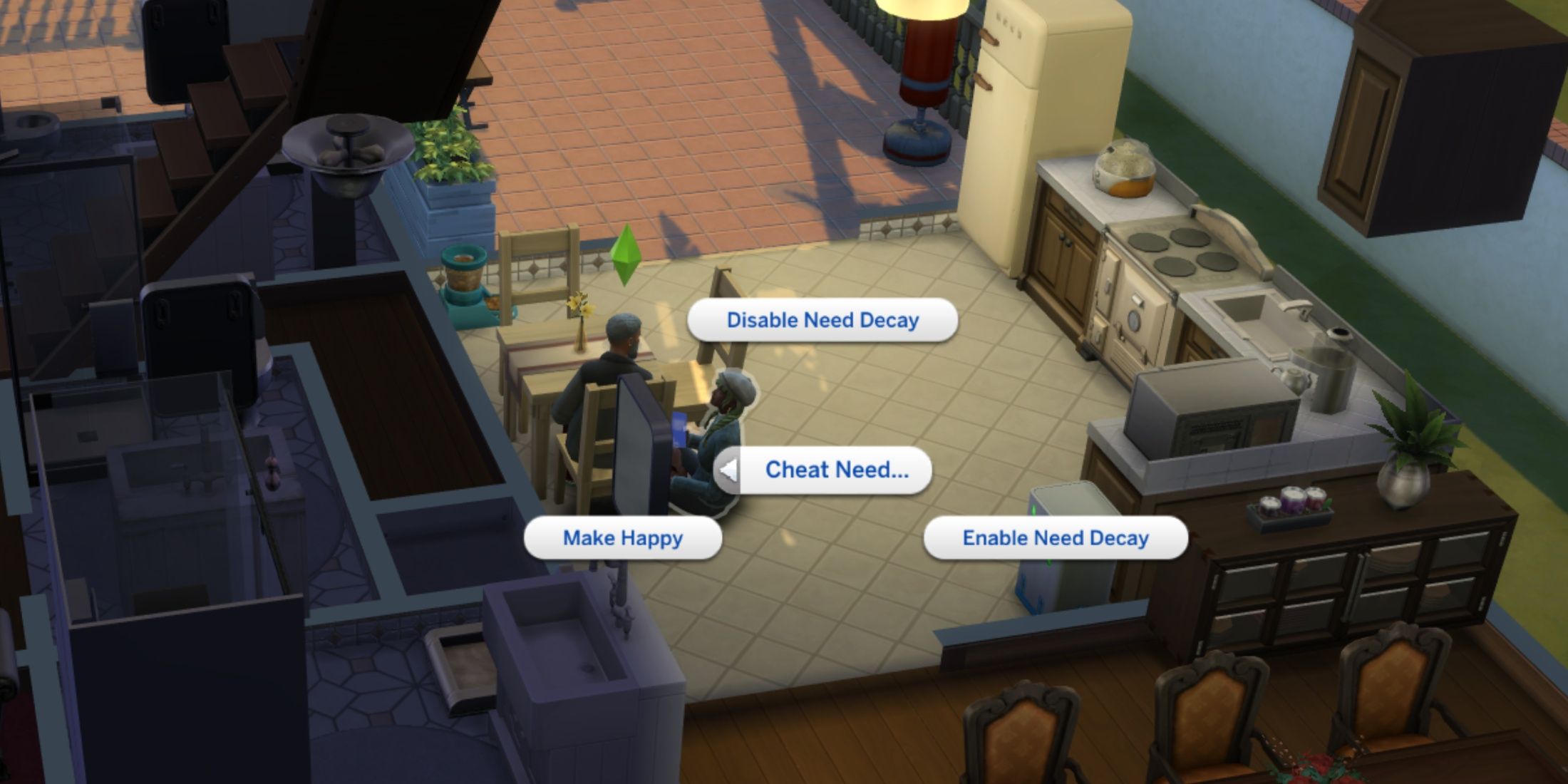 Check the desired SIMS 4